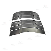 Pare-soleil pour vitre arrière en ABS noir mat pour Ford Mustang 2015-2024, couverture décorative pour vitre arrière, style automobile