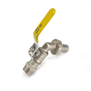 <span class=keywords><strong>1</strong></span>/2 Đồng hồ đo Vòi vườn Hose LEVER xử lý giá thấp giả mạo Brass Core treo tường bibcock Brass nước vòi - Product Image 2