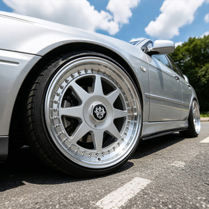 Jantes en alliage FLowtone Entry Level Tuning Cast Rim 17 pouces, abordables, à déport profond, peintes argent, centrées sur le moyeu, pour <span class=keywords><strong>voiture</strong></span> d'entrée de gamme - Product Image 5