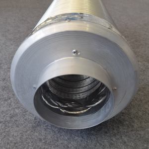 מעולה באיכות חצי נוקשה אלומיניום גמיש צינור משתיק כדי להפחית רעש לאוורור - Product Image 6