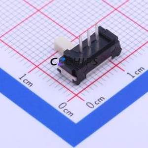 SSSS916400 Slide Switch Through hole Component (THT) Switch Single Pole Double Throw Rectangle Pin Header PC Pin 9.5mm - Product Image 2