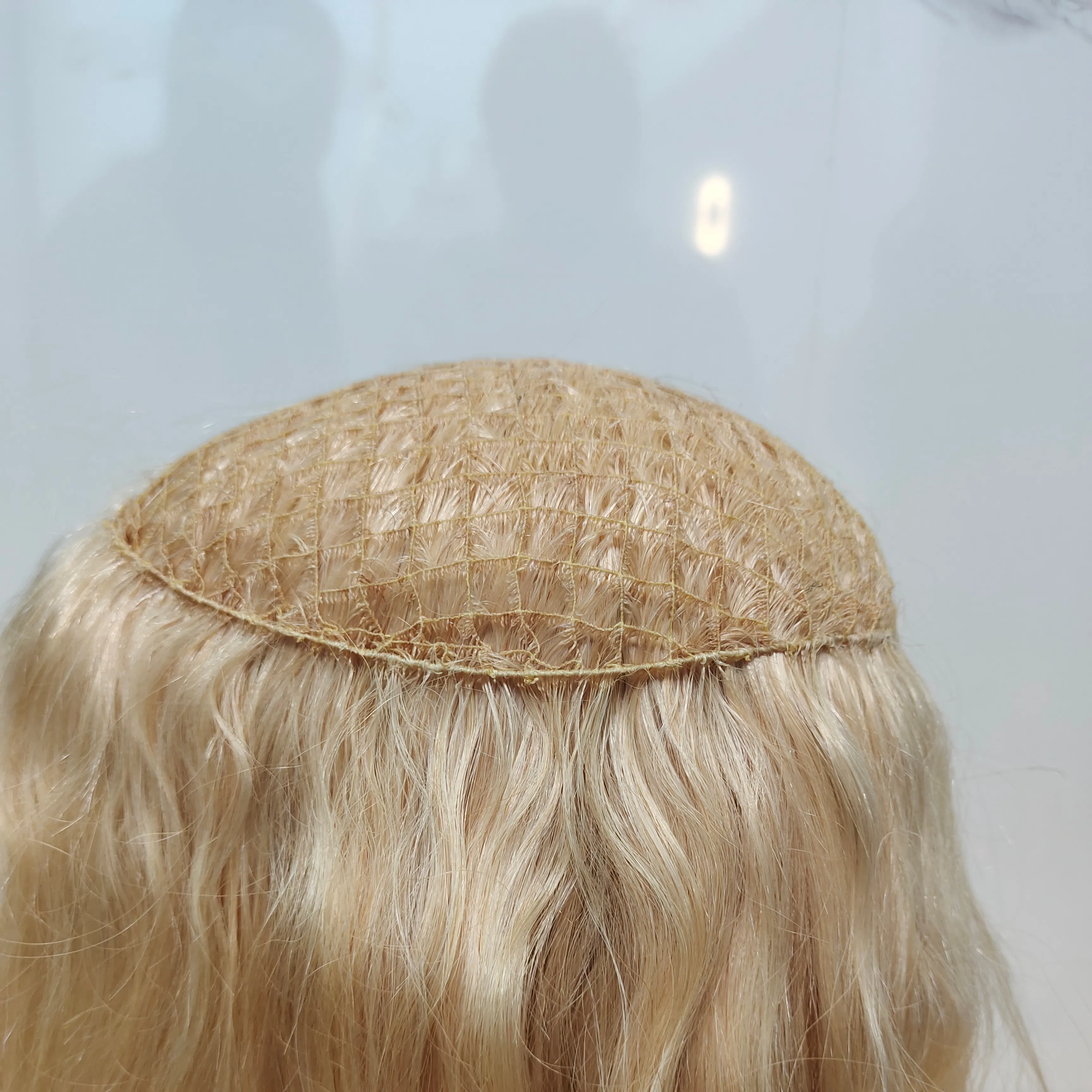 المتكاملة شعر مستعار ، من خلال سحب توبر شعر مستعار ، شعر الإنسان من خلال سحب القبعات العالية