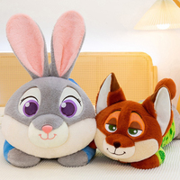 Coussin en peluche lapin renard de collection 60cm 80cm 100cm, motif fraise, style anime