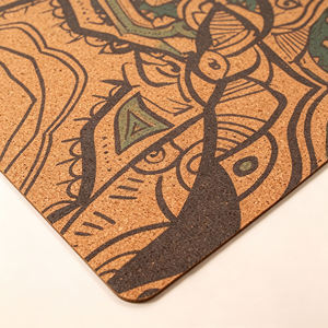 Tapete de Yoga de Corcho con Logotipo Personalizado, Base de Goma Sostenible Antideslizante de 3 mm para Pilates, Venta al por Mayor de Fábrica - Product Image 5