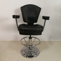 Tabouret de bar noir pour casino, chaise de poker