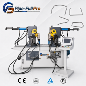 Dobladora de Tubos de Doble Cabezal Simétrica para Tubos de Acero Cromado, Máquina Hidráulica de Precisión para Soportes de Exhibición de Ropa - Product Image 1