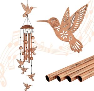 Cadeau de musique Carillons éoliens en métal pour les oiseaux Cadeaux commémoratifs Ornements de jardin Décoration <span class=keywords><strong>Carillon</strong></span> cloche à vent - Product Image 2