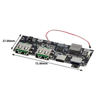 Batterie externe 22,5 W à 5 ports avec charge rapide bidirectionnelle, module d'alimentation mobile QC4+PD3.0