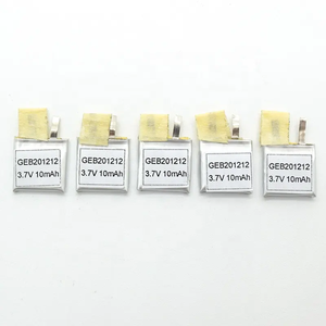 Batería de polímero de litio de tamaño pequeño GEB 201212 3,7 V 10mAh 201722 3,7 V 55mAh 2mm de espesor batería de iones de litio - Product Image 2