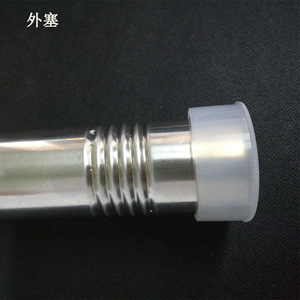 Embout de câble en plastique rond blanc LDPE à filetage métrique, origine Ningbo HZ 120202 - Product Image 1