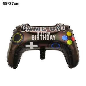 Ballons en aluminium en forme de manette de jeu pour anniversaire, décorations sur le thème des jeux épiques - Product Image 2