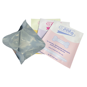 Bolsas de embalaje de grado alimenticio seguras respetuosas con el medio ambiente reciclables 100% con parte superior de cremallera resellable para bolsa de comida para perros y Mascotas - Product Image 5