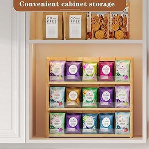 Kitchen Storage Cabinet Floor <b>Standing</b> Height Adjustable Multi Function Organizer For Condiments Fruits <b>Vegetables</b> Plates Bowls - Product Image 3