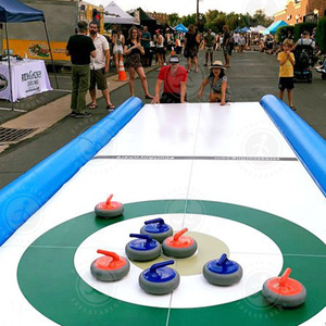 Pista de hielo de <span class=keywords><strong>calle</strong></span> portátil Curling Rock inflable al aire libre Curling Street Curling - Product Image 2