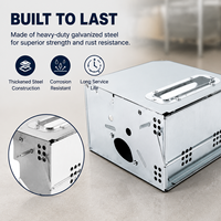Trampa para Ratones Reutilizable de Metal Resistente, Trampa Humana para Ratas de Gran Capacidad para Control de Plagas en Interiores OEM