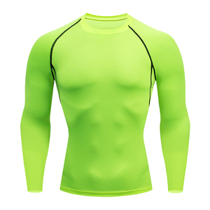 Men Slim Fit Cool Dry Athletic Workout Compression <strong>T</strong> <strong>Shirt</strong> Long Sleeve Quick Dry Casual Fitness Running Tee - Product Image 4