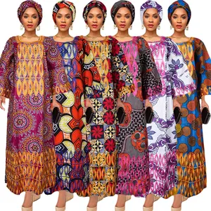 H & D rok kain lilin wanita ukuran besar wanita Afrika Fashion longgar panjang