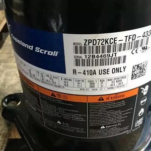 คอมเพรสเซอร์แบบสโครล Copeland รุ่น ZPJ83KCE-TFD-496 ใช้กับสารทำความเย็น R-410A สำหรับงานระบบปรับอากาศและทำความเย็นเท่านั้น - Product Image 3