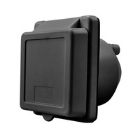 Conector de alimentación de 30 amperios para RV con bloqueo giratorio, 125V, receptáculo NEMA L5-30P, con certificación ETL, enchufe con brida cerrado y bloqueable, conector de 30A