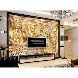 豪华珠宝钻石定制3d壁纸壁画家庭电视背景 - Product Image 5