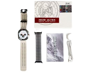 Hk28 Siêu Smartwatch Amoled IP67 Không Thấm Nước Tập Thể Dục <span class=keywords><strong>Tracker</strong></span> Ngủ Định Vị AI Trợ Lý Giọng Nói Cho Nam Giới Bt Cuộc Gọi Tương Thích - Product Image 3