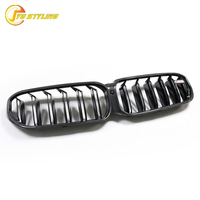 Calandre avant en fibre de carbone noir brillant pour BMW Série 5 LCI G30 F90 M5 2020+ Calandre pour protection du pare-chocs
