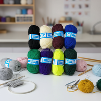 Fil à crocheter personnalisé en polyester, acrylique et fibre de lait pour tricot DIY - Fil chenille HQ pour couture et tricot