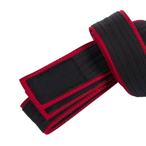 Ceinture de karaté respirante, vente directe d'usine, haute qualité, personnalisable, 100% coton, pour uniforme de karaté adulte - Product Image 3