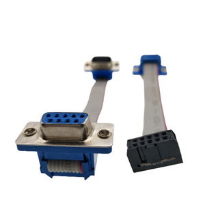 Connecteur mâle D-SUB DB9 9 broches vers câble plat IDC femelle 2,54 mm 10 broches - Product Image 4