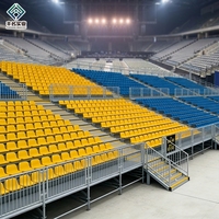 Tribune mobile modulaire télescopique de 20 pieds pour stade, gymnase et autres événements sportifs
