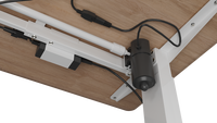 Bureau debout électrique ergonomique à moteur unique, réglable en hauteur, pour ordinateur de bureau – Prix usine