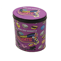 Boîte à biscuits hermétique de qualité alimentaire pour les friandises et les cadeaux de Noël