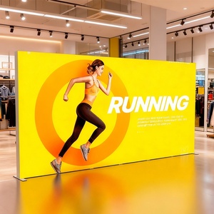 Toile de fond en tissu tendu 20*10 pieds, cadre photo SEG, boîte à lumière rétroéclairée, publicité pour salon professionnel, impression personnalisée sur toile - Product Image 1