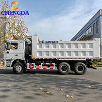 Camion benne lourd Shacman F3000 6x4 371HP Euro4 à conduite à gauche pour la construction et l'exploitation minière