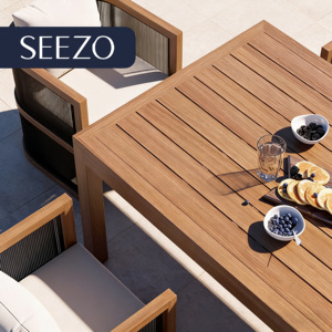 모던 호텔 파티오 정원 식탁 및 의자 세트 8피스 알루미늄 프레임 방수 야외 가구 - Product Image 3