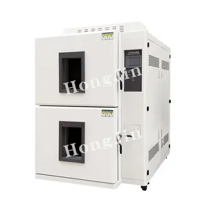 Hong Jin Programmable 2 Zone Temperature Heat Cold Impact Testing Machine Battery Thermal Shock Test Chamber