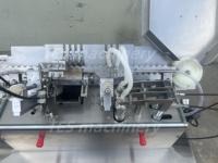 Machine de remplissage et de scellage automatique électrique à deux têtes pour liquides cosmétiques, ampoules, flacons, fioles, sirops et ampoules en verre à fusion, capacité 1-2 ml