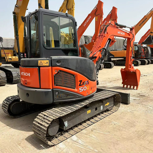 Japon Original Hitachi ZX50 Mini Excavator 90% Nouveau 5ton Poids de fonctionnement Isuzu Prix bas Assurance qualité PLC Core Components - Product Image 6