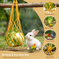 Sac suspendu en nylon pour poulets et volailles, pour l'alimentation des légumes, fruits et choux, compatible poules, oies, canards