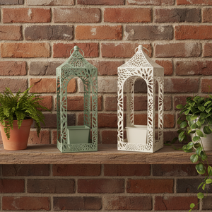 Farol Decorativo Moderno <span class=keywords><strong>de</strong></span> Hierro <span class=keywords><strong>Forjado</strong></span> <span class=keywords><strong>de</strong></span> Primera Calidad para Decoración del Hogar y Bodas, Diseño Multifuncional, Florero, Portavelas - Product Image 3