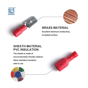 Заводской отчет MDD/FDD/FDFD штекер гнездовой лопатки клеммный разъем холодного нажатия обжимной клемма батареи - Product Image 3