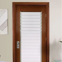 Grille de ventilation fixe en acier inoxydable à persiennes, type moustiquaire, pour entrepôt extérieur moderne, best-seller