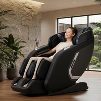 Fauteuil de massage intelligent Zhouqi pour tout le corps, 3D, zéro gravité, commande vocale IA, charge sans fil, écran LCD