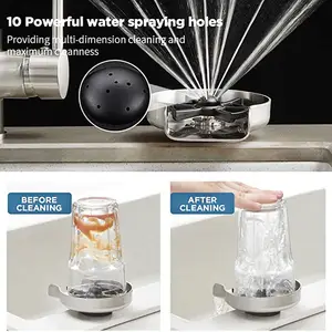 Rondella di vetro della brocca del rubinetto della tazza della bottiglia di alta qualità per i lavelli della cucina acciaio inossidabile 304
