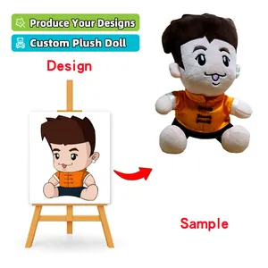 Wholesale Custom Stuffed Cartoon Soft Plush Doll Make Your Own Plush Toy