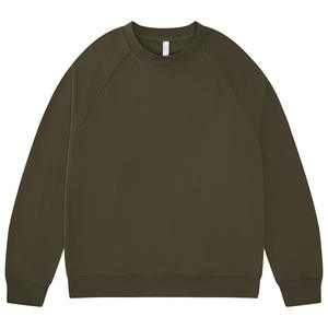 Sweat-shirt à col rond décontracté Logo personnalisé pour homme Coton unisexe surdimensionné noir - Product Image 1