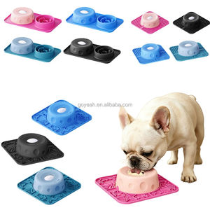 Ciotola Licksphere per Animali Domestici Variante per Yogurt, Antiscivolo in Silicone, Mangiatoia Lenta Multifunzionale per Cani con Tappetino - Product Image 1