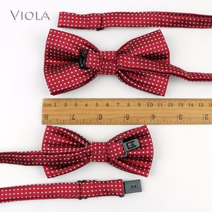 Conjunto de pajarita de lunares para padres e hijos, accesorios elegantes con diseño bonito para bodas y fiestas de mariposas - Product Image 6