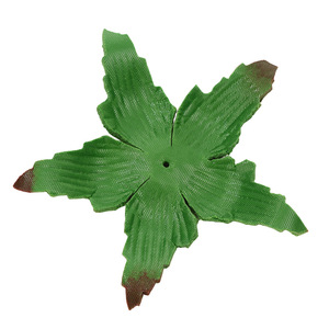 ใบกุหลาบผ้าไหมเทียมสำหรับทำดอกไม้ DIY วัสดุขายส่ง สีเขียวปลายสีน้ำตาล 7.24-2 - Product Image 5