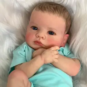 R & B 18 20 pouces dormir à la main avec jouet accessoires cadeau nouveau-né Silicone Reborn bébé poupées pour enfants jouet